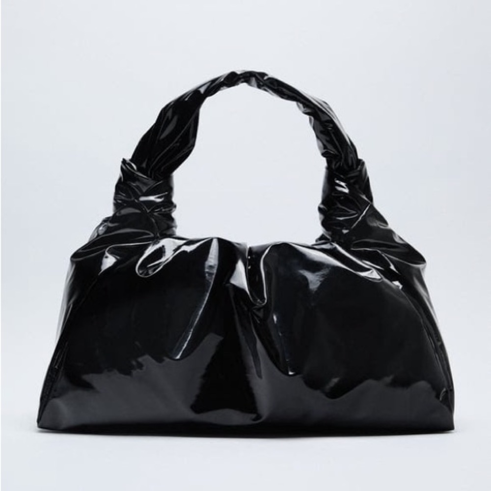 Zara Patent Finish Tote bag